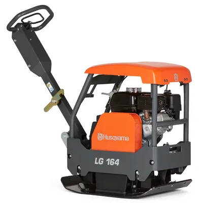 Трамбовка Husqvarna Construction реверсивна дизелова 3100 W, 350 мм, 28 kN, 22 м/мин, LG 164
