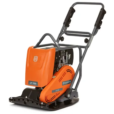 Трамбовка Husqvarna Construction тип вибрационна плоча 3200 W, 500x595 мм, 25 м/мин, 17 kN, LF 100 L