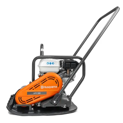 Трамбовка Husqvarna Construction тип вибрационна плоча 3600 W, 500x595 мм, 25 м/мин, 16.7 kN, LFV 100