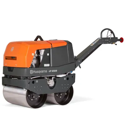 Валяк Husqvarna Construction двуосен вибрационен дизелов 7200 W, ф 400х650 мм, 22 kN, 60 м/мин, LP 6505