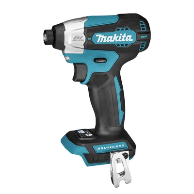 Акумулаторен винтоверт Makita ударен   без батерия и зарядно, 18 V, 140 Nm, 1/4", шестостен, DTD157Z