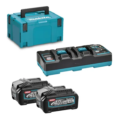 Акумулаторна батерия Makita Li-Ion със зарядно у-во 40 V, 4 Ah, 2 бр., 191U00-8