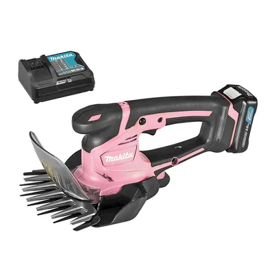 Акумулаторна ножица за трева Makita и храсти с 1 батерия и зарядно, 12 V, 2 Ah, 160 мм, UM600DSAP