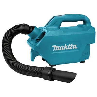 Акумулаторна прахосмукачка Makita за сухо почистване  без батерия и зарядно, 38 W, 18 V, 1400 л/мин, 0.5/0.33 л, DCL184Z