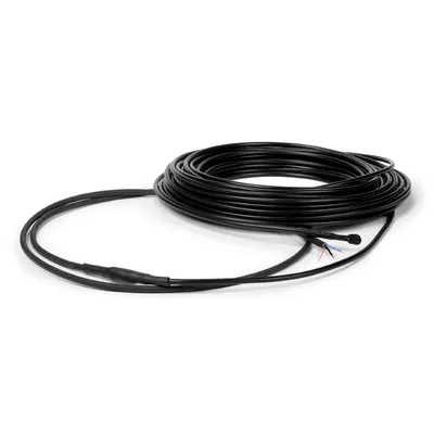 Кабел нагревателен Devi за улуци и водосточни тръби  40 W, 2 м, 2x1.5 мм2, черен, DEVIsafe 20T
