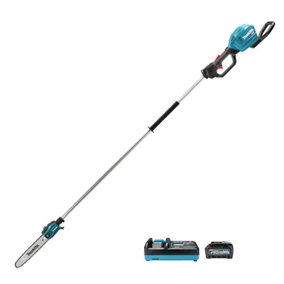 Кастрачка за клони Makita акумулаторна с телескопична дръжка с 1 батерия и зарядно, 40 V, 4 Ah, 30 см, 3/8 ", 1.1 мм, UA003GM101