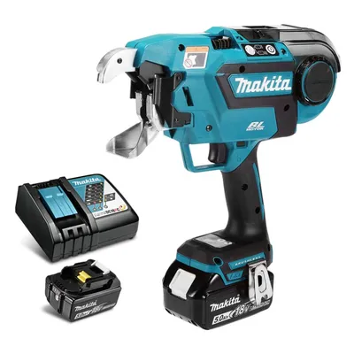 Машина за връзване на арматура Makita акумулаторна с 2 батерии и зарядно, 18 V, 5 Ah, D16 x D16 - (D13 x2) x (D16 x2) мм, DTR181RTE