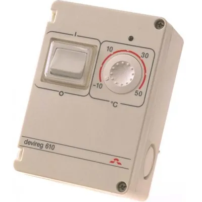 Терморегулатор Devi за подово отопление  3000 W, 16 A, от -10 до +50 °C, DEVIreg 610