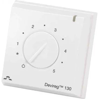 Терморегулатор Devi за подово отопление с подов сензор  3000 W, 16 A, от -10 до +45 °C, DEVIreg 130