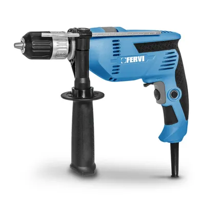 Ударна бормашина Fervi кабелна   600 W, 0-2800 об./мин, 2-13 мм, FFID06003A-K