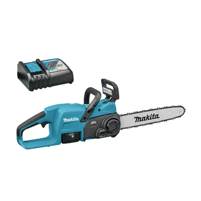 Акумулаторна резачка за дърва Makita    с 1 батерия и зарядно, 18 V, 5 Ah, 35 см, 3/8 ", 1.1 мм, DUC357RT