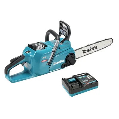 Акумулаторна резачка за дърва Makita  с 1 батерия и зарядно, 40 V, 5 Ah, 35 см, 3/8 ", 1.1 мм, UC015GT101