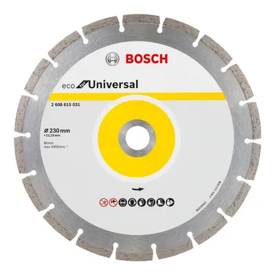 Диск диамантен за сухо рязане Bosch универсален  230 мм, 22.23 мм, Eco for Universal