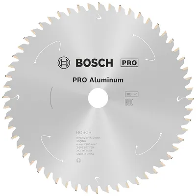 Диск карбиден за рязане Bosch на алуминий 190 мм, 20 мм, 1.5 мм, PRO Aluminium cordless