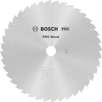 Диск карбиден за рязане Bosch на дърво  305 мм, 30 мм, 1.6 мм, 40 z, PRO Wood cordless