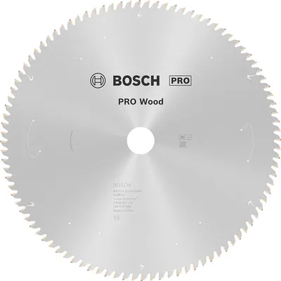 Диск карбиден за рязане Bosch на дърво 305 мм, 30 мм, 1.6 мм, 60 z, PRO Wood cordless