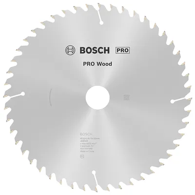 Диск циркулярен за рязане Bosch на дърво напречно надлъжно с HM пластини 235 мм, 30 мм, 1.8 мм, 48 z, PRO Wood