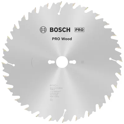 Диск циркулярен за рязане Bosch на дърво напречно надлъжно с HM пластини 300 мм, 30 мм, 2.2 мм, 28 z, PRO Wood