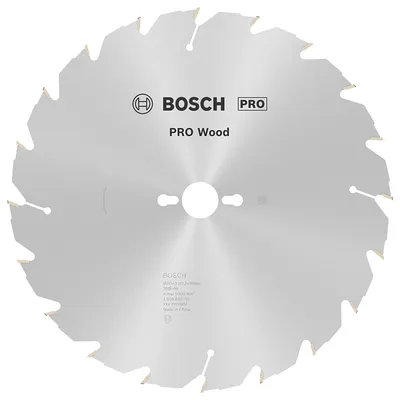 Диск циркулярен за рязане Bosch на дърво напречно надлъжно с HM пластини 315 мм, 30 мм, 2.2 мм, 20 z, PRO Wood