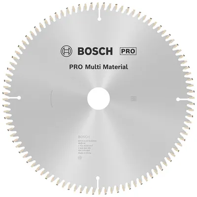 Диск циркулярен за рязане Bosch универсален с HM пластини 254 мм, 30 мм, 2.5 мм, 96 z, PRO Multi Material