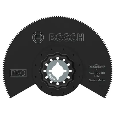 Нож за многофункционален осцилатор Bosch  полукръгъл 100 мм, Starlock, BiM, ACZ 100 BB