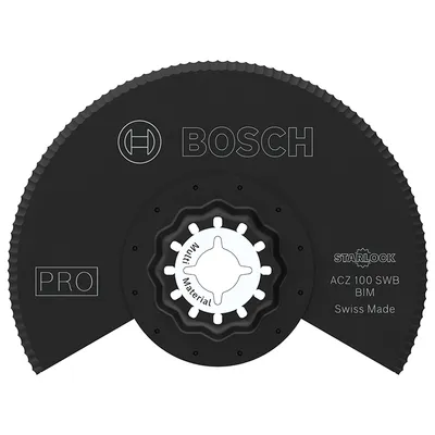 Нож за многофункционален осцилатор Bosch  полукръгъл 100 мм, Starlock, BiM, ACZ 100 SWB