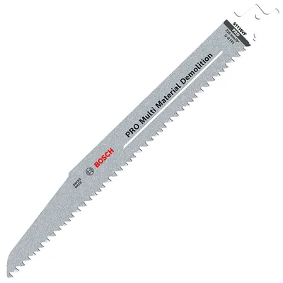Нож за саблен трион Bosch универсален  225 мм, 5-8 TPI, 5 бр., PRO Multi Material Demolition S1110VF