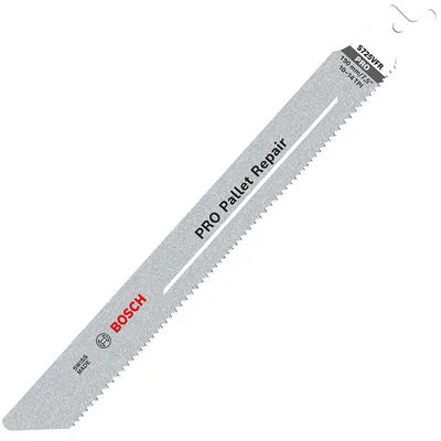 Нож за саблен трион Bosch за дърво и пластмаса 190 мм, 10-14 TPI, 100 бр., PRO Pallet Repair S725VFR