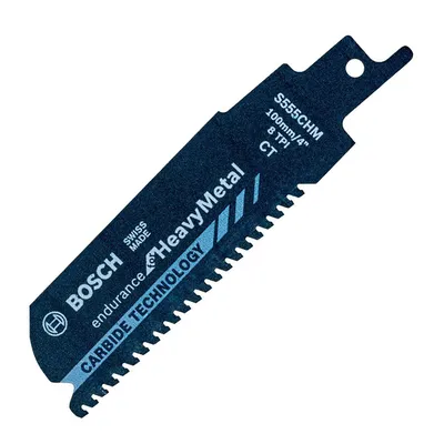 Нож за саблен трион Bosch за метал 100 мм, 8 TPI, S 555 CHM