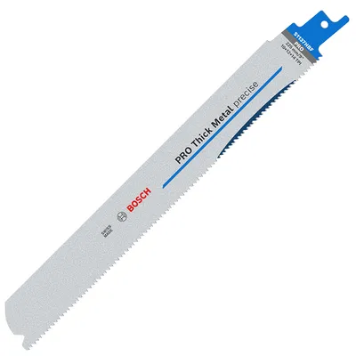 Нож за саблен трион Bosch за метал 225 мм, 10/12/14 TPI, 25 бр., PRO Thick Metal precise S1137HBF