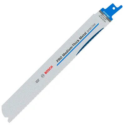 Нож за саблен трион Bosch за метал 225 мм, 14/16/18 TPI, 5 бр., PRO Medium-Thick Metal precise S1137BEF