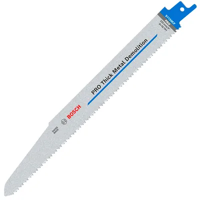 Нож за саблен трион Bosch за метал 225 мм, 8+10 TPI, 25 бр., PRO Thick Metal Demolition S1130CF