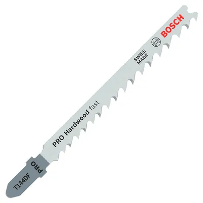 Нож за зеге Bosch с T-захват за дърво 100 мм, 5-6 TPI, праволинейно, PRO Hardwood fast T144DF