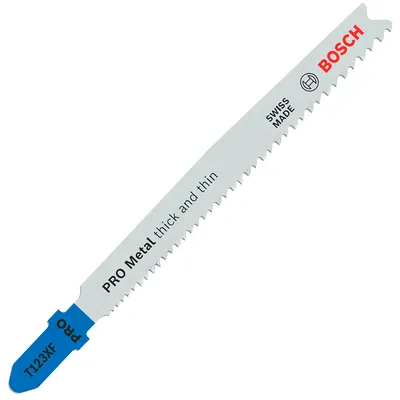 Нож за зеге Bosch с T-захват за метал 100 мм, 10-21 TPI, праволинейно, 3 бр., PRO Metal thick and thin T123XF