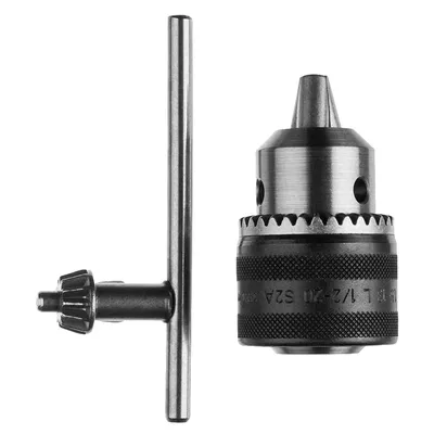 Патронник Bosch с ключ на резба за бормашина 1/2", 20 UNF, 1-13 мм