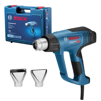 Пистолет за горещ въздух Bosch електрически в куфар с аксесоари  2300 W, 150-500 л/мин, 650 °C, GHG 23-66