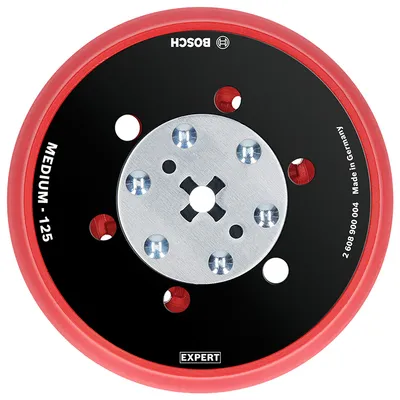 Подложна шайба Bosch за ексцентършлайф средно твърда ф 125 мм, Expert Multi-Hole