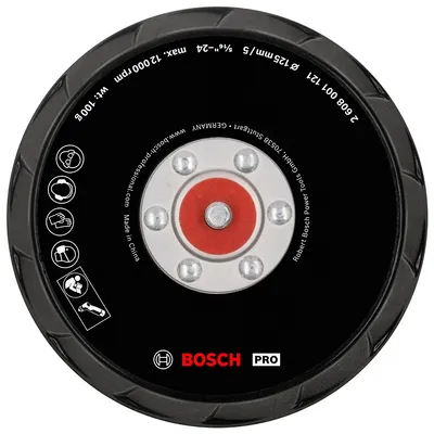 Подложна шайба Bosch за полирмашина  ф 125 мм, PRO