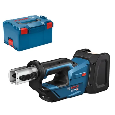 Преса Bosch за кримпване на пресфитинги радиална акумулаторна  без батерия и зарядно, 18 V, 35-40 мм, GPT 18V-19