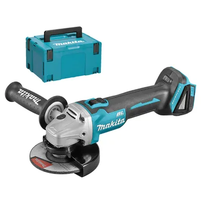 Акумулаторен ъглошлайф Makita без батерия и зарядно, 18 V, 125 мм, 8500 об./мин, DGA506ZJ