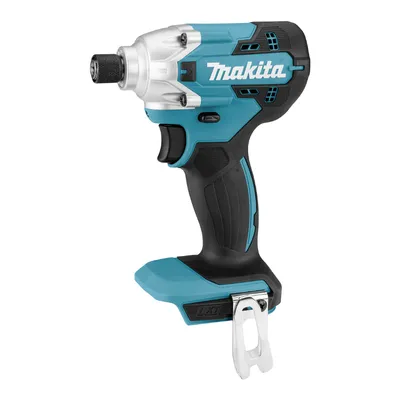 Акумулаторен ударен гайковерт Makita с колекторен двигател  без батерия и зарядно, 18 V, 155 Nm, шестостен, 1/4", DTD156Z