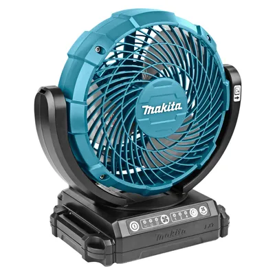 Акумулаторен вентилатор Makita без батерия и зарядно, 14.4/18 V, ф 180 мм, син, DCF102Z