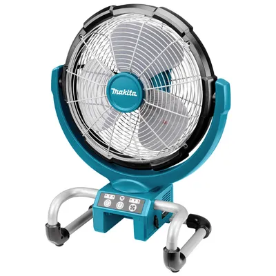 Акумулаторен вентилатор Makita без батерия и зарядно, 18 V, ф 330 мм, син, DCF300Z