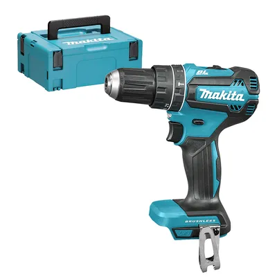 Акумулаторен винтоверт Makita ударен без батерия и зарядно, 18 V, 50 Nm, 1.5-13 мм, DHP485ZJ