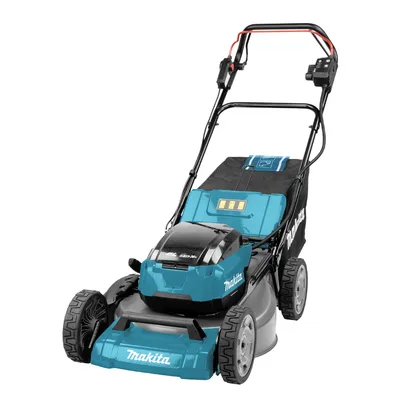 Акумулаторна косачка Makita самоходна, с кош без батерия и зарядно, 36 V, 534 мм, 1700 м2, DLM532Z