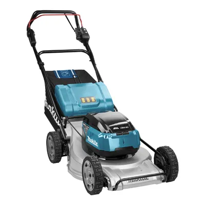 Акумулаторна косачка Makita самоходна, с кош без батерия и зарядно, 36 V, 534 мм, 2000 м2, DLM533Z