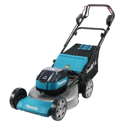 Акумулаторна косачка Makita самоходна, с кош  без батерия и зарядно, 64 V, 534 мм, 2000 м2, LM004JZ