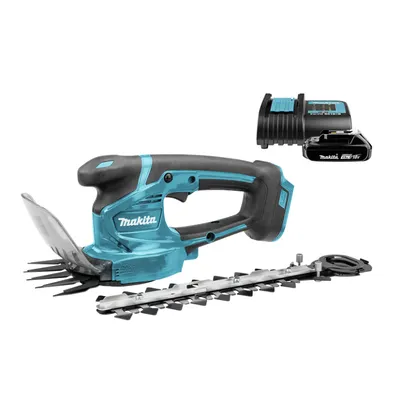 Акумулаторна ножица за трева Makita и храсти с 1 батерия и зарядно, 18 V, 1.5 Ah, 110 мм, DUM111SYX
