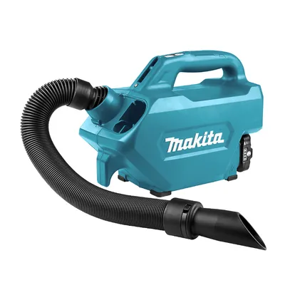 Акумулаторна прахосмукачка Makita за сухо почистване без батерия и зарядно, 30 W, 12 V, 1300 л/мин, 0.5 л, CL121DZ