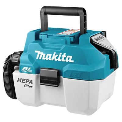 Акумулаторна прахосмукачка Makita за сухо почистване без батерия и зарядно, 50 W, 18 V, 1600 л/мин, 7.5 л, DVC750LZ